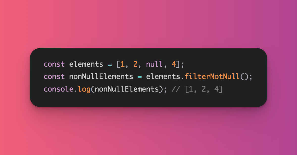 Kotlin `filterNotNull()` in Typescript